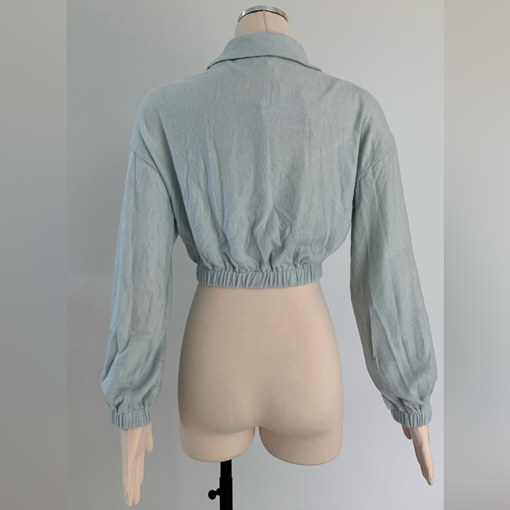 Fleece Quarter Zip Pull Over Sweatshirt - Picture 6 of 7